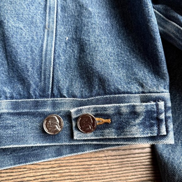 NWT Alexander Wang Denim Jacket With Silver Nickel Coin Buttons - Picture 9 of 14
